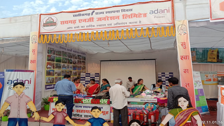 The products of self-help group of Raikheda village got tremendous response in Rajyotsava.