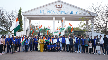 Republic Day celebrated with pomp at Kalinga University