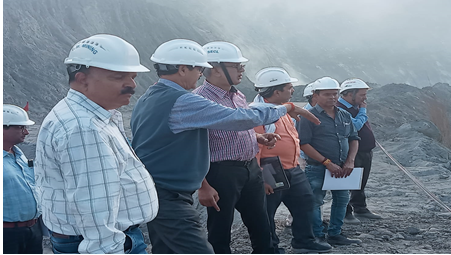 Kusmunda team exceeded last year's production, CMD himself reached the mine, congratulated