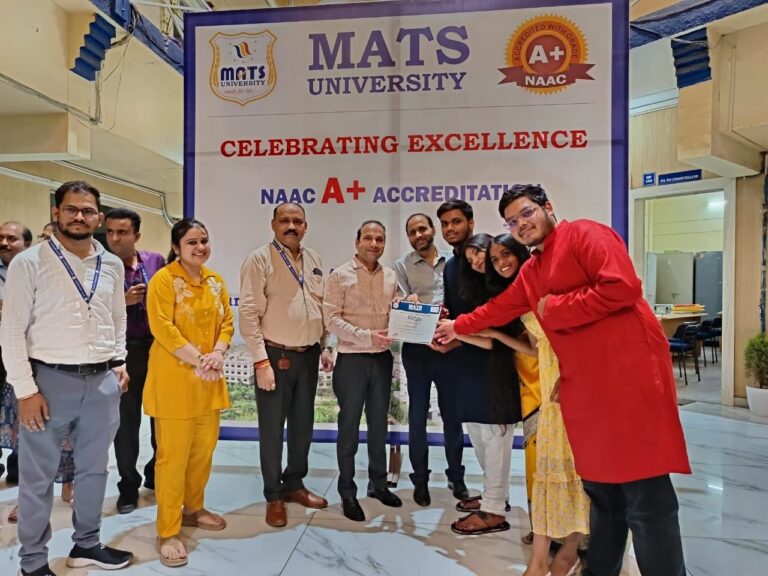 मैट्स विश्व विद्यालय के वाणिज्य एवं प्रबंधन विभाग द्वारा बिजनेस फेस्ट “मैट्स हसलर्स” का आयोजन