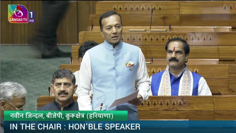 “स्वास्थ्य के साथ समझौता नहीं! रिफाइंड तेलों और अल्ट्रा प्रोसेस्ड फूड पर सख्त कानून जरूरी” – नवीन जिंदल