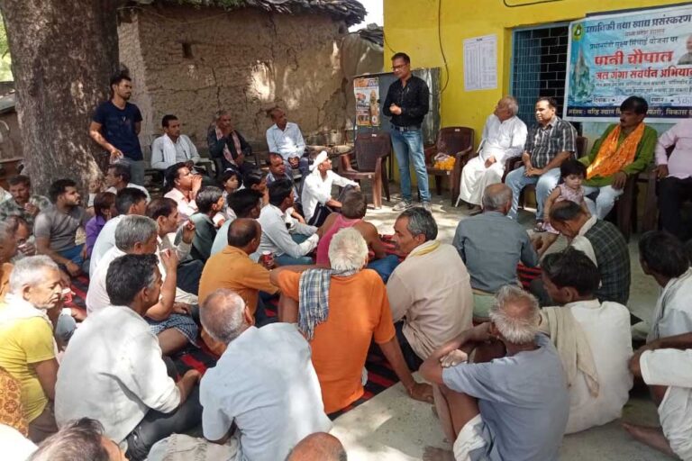 उद्यानिकी विभाग की पानी चौपाल बनी मुख्य आकर्षण