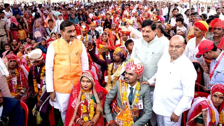 पाणिग्रहण संस्कार का भारतीय संस्कृति में महत्वपूर्ण : मुख्यमंत्री डॉ. यादव