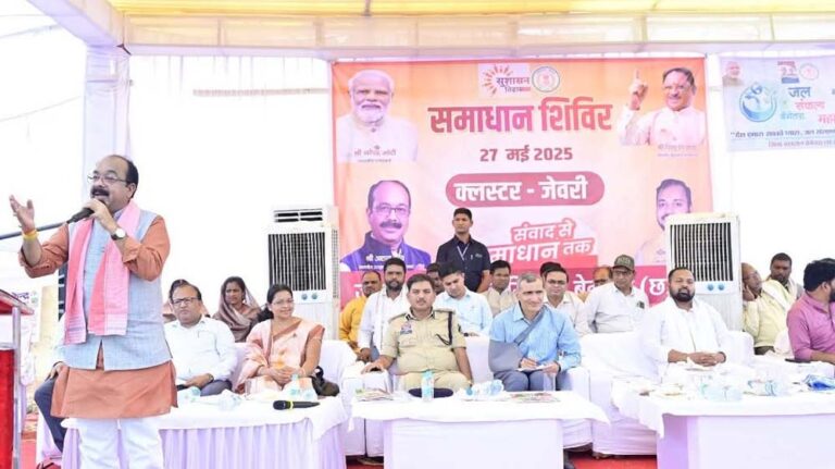 विष्णु के सुशासन में लोगों को अपनी समस्याओं के निराकरण का भरोसा : अरुण साव