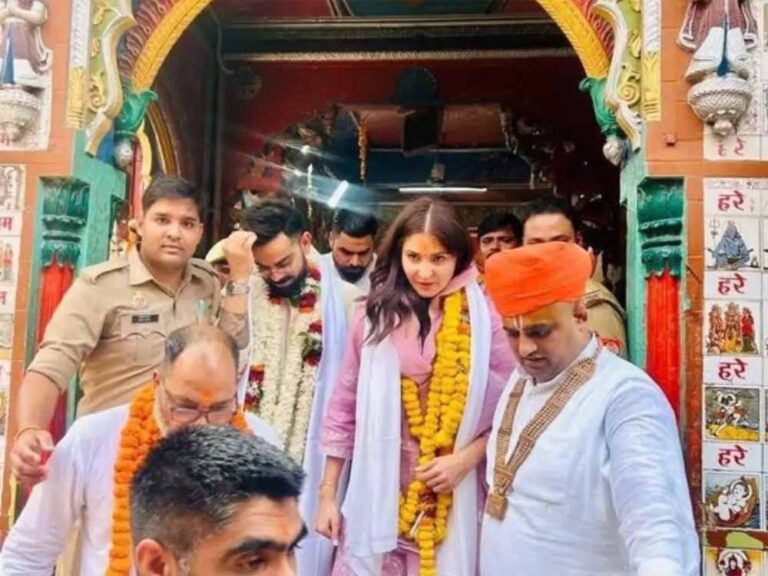 रामलला के दर्शन कस लिए अयोध्या पहुंचे विराट -अनुष्का