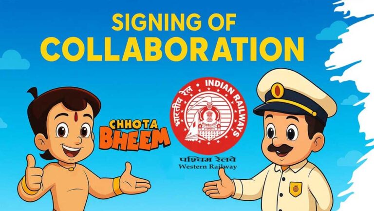 रेलवे सुरक्षा जागरूकता के लिए छोटा भीम बनेगा भारतीय रेल का नया साथी