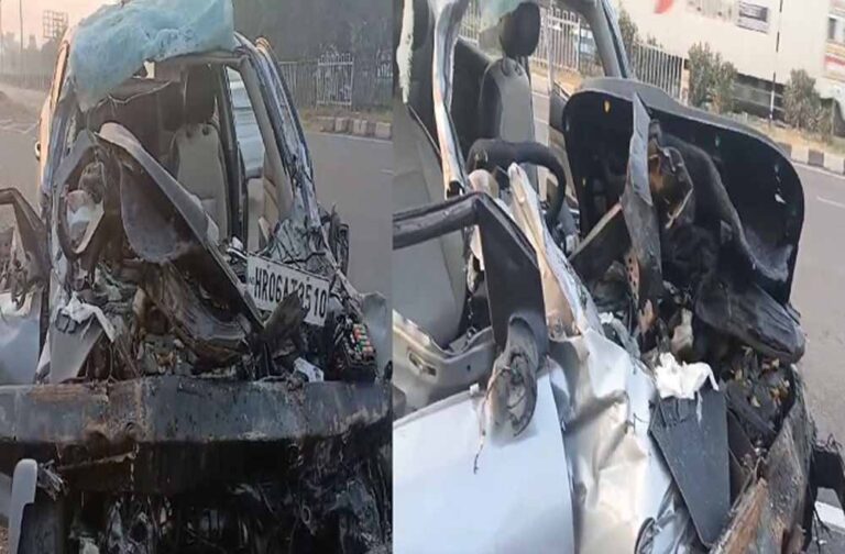 यूपी के मऊ में हंसी-खुशी के माहौल में बड़ा हादसा, पुलिया से टकराकर खाई में गिरी कार, दूल्हे के भाई की मौत