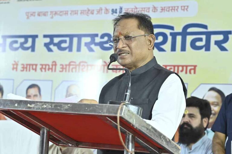 सीएम साय बोले- संतुलित आहार, नियमित व्यायाम और समय-समय पर जांच ही रोगों से बचाव का मूल मंत्र