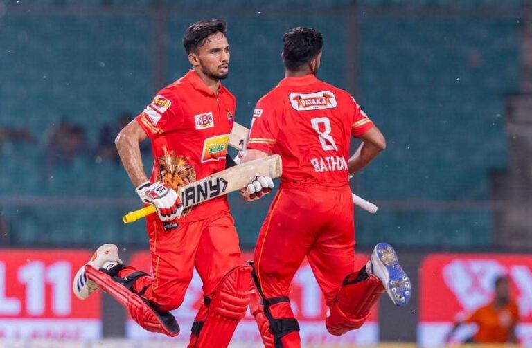 सारांश जैन की शानदार अगुआई में जबलपुर रॉयल लॉयंस ने दर्ज की सीज़न की पहली जीत, बाथम और टाडा की मैच