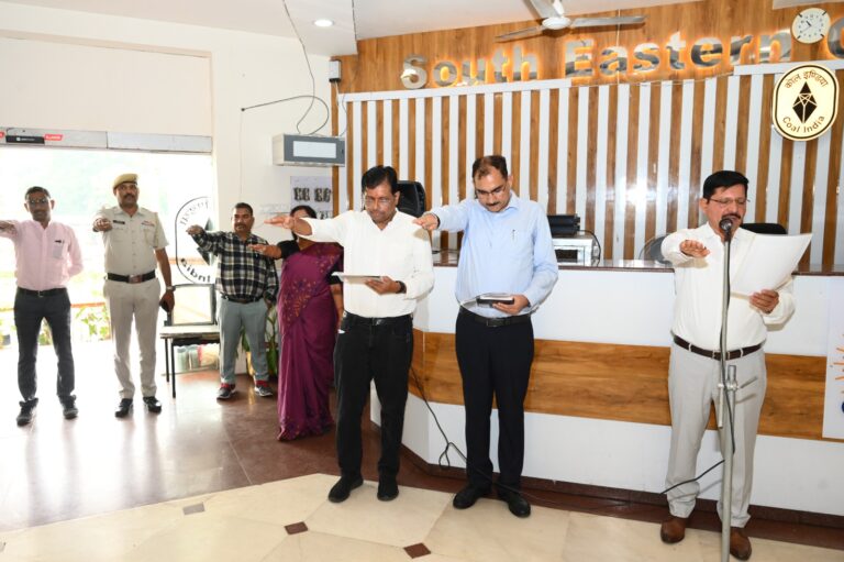 एसईसीएल मुख्यालय में “स्वच्छता पखवाड़ा 2025” का शुभारंभ