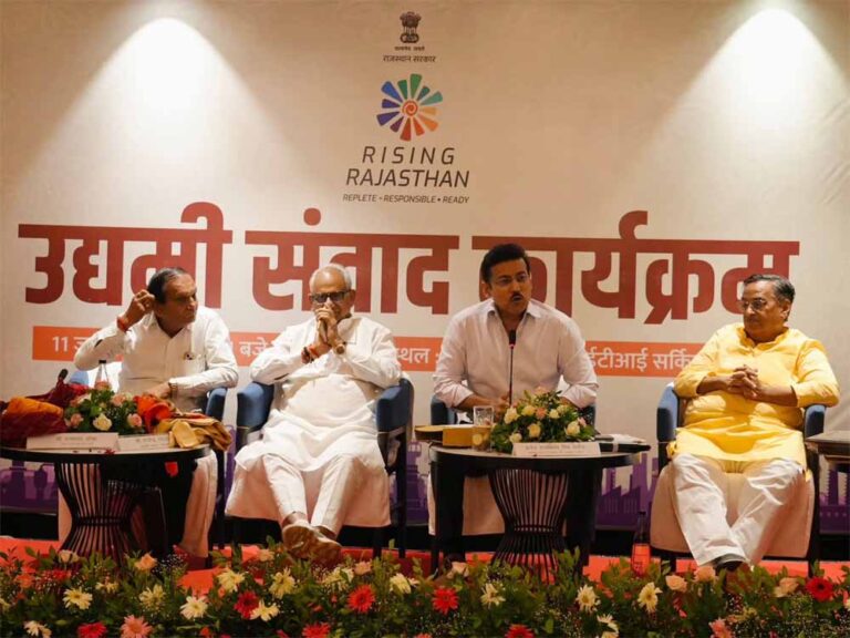 राजस्थान में औद्योगिक विकास को नई दिशा देने के लिए राज्य सरकार कटिबद्ध: कर्नल राज्यवर्धन सिंह राठौड़