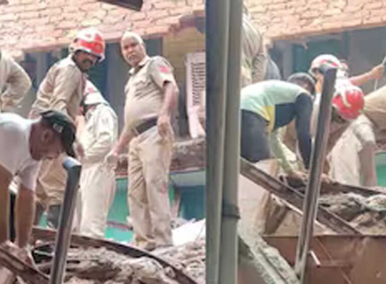 दिल्ली के वेलकम इलाके में चार मंजिला इमारत ढही, मलबे में दबे 4 लोग, रेस्क्यू ऑपरेशन जारी