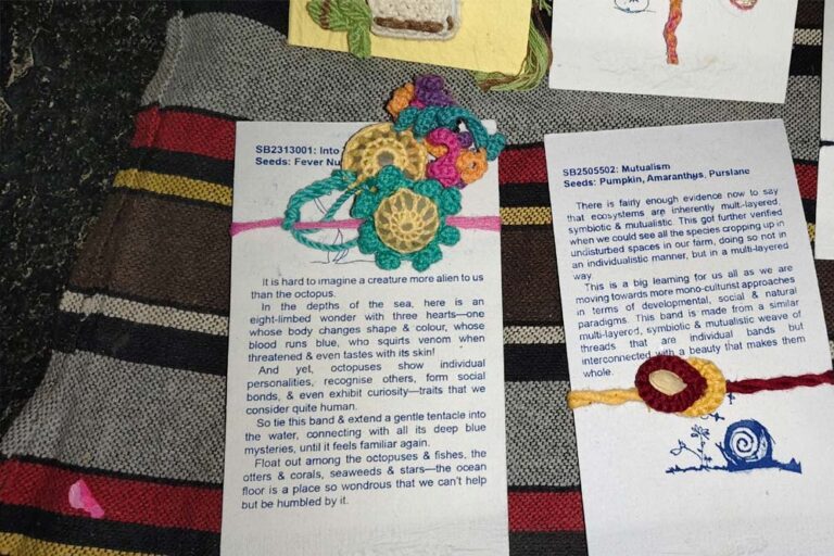 पांढुर्ना की महिलाओं ने बनाई बीज वाली राखी, प्यार भी बंधेगा और पेड़ भी उगेंगे