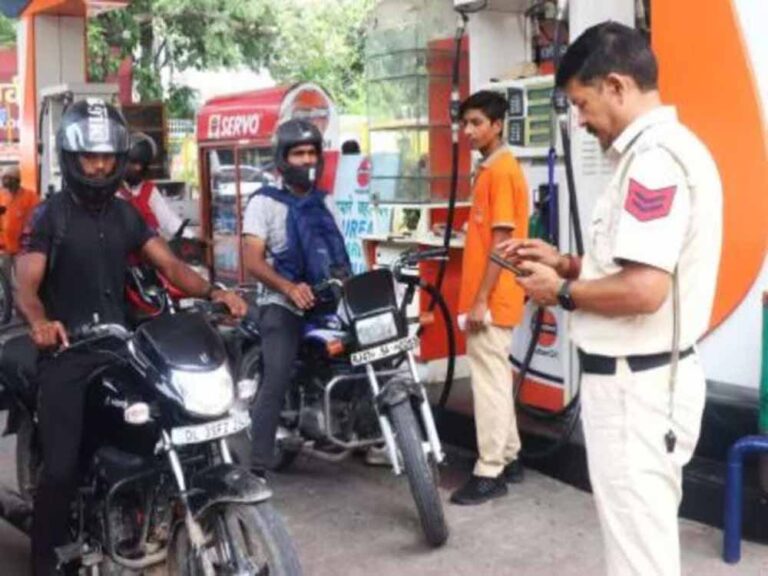 नई फ्यूल पॉलिसी ने के तहत पहले ही दिन पुलिस ने जब्त की 80 गाड़ियां