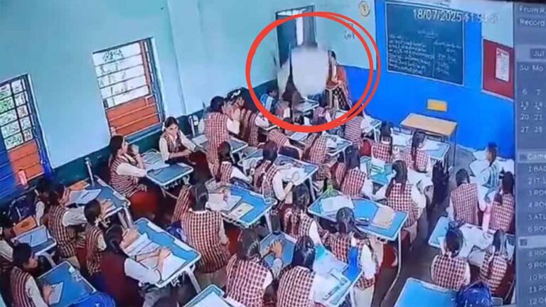 भोपाल: पीएमश्री एमएलबी स्कूल की कक्षा में गिरा प्लास्टर, दो छात्राएं घायल