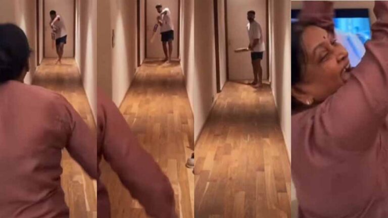 मां की गेंद पर क्लीन बोल्ड हुए अय्यर, फैंस बोले – मां कभी मिस नहीं करती!