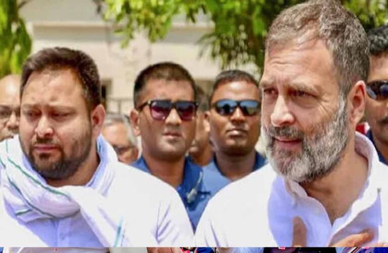 गया में ‘वोटर अधिकार यात्रा’: मंदिर में राहुल गांधी के न पहुँचने से हंगामा