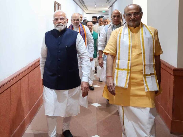 CP राधाकृष्णन ने भाजपा के लिए चुनी तीन प्राथमिकताएँ, RSS को मिले दो लगातार संदेश