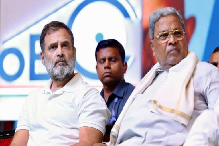 सिद्धारमैया के बयान से कांग्रेस घिरी मुश्किल में, BJP ने साधा वोट चोरी पर निशाना