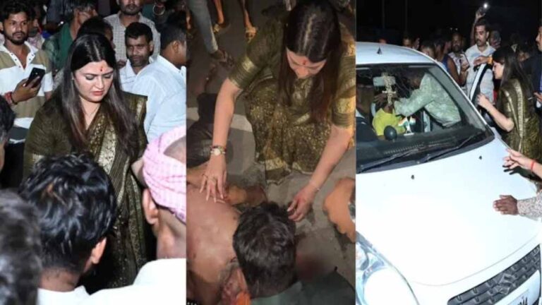 MLA भावना बोहरा ने दिखाई संवेदनशीलता, घायल को अपने वाहन से पहुँचाया अस्पताल