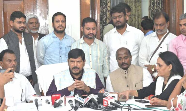 सामाजिक न्याय एवं अधिकारिता राज्य मंत्री रामदास अठावले का छत्तीसगढ़ प्रवास