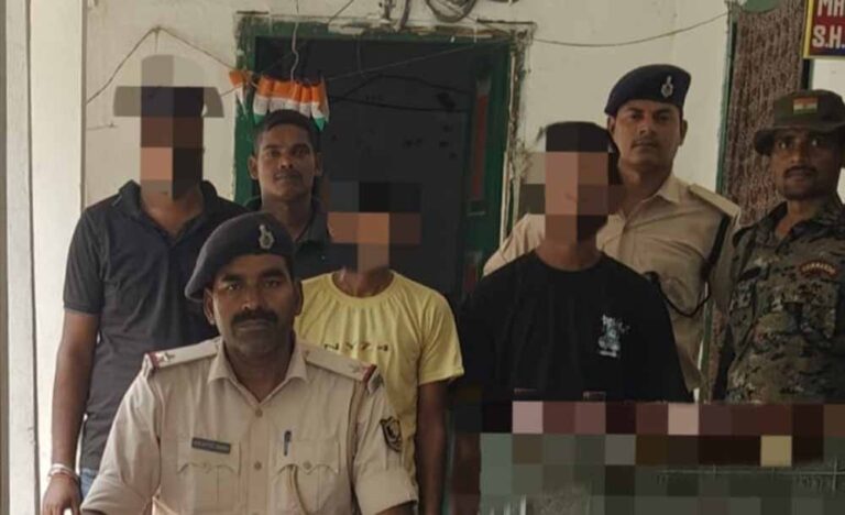 रोशना पुलिस ने 231.33 लीटर विदेशी शराब के साथ तीन तस्करों को किया गिरफ्तार