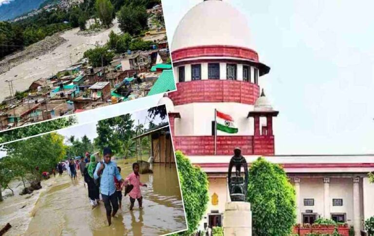 SC ने पहाड़ी राज्यों में बाढ़ पर जताई गंभीर चिंता, पेड़ कटाई पर केंद्र-राज्य सरकारों को नोटिस