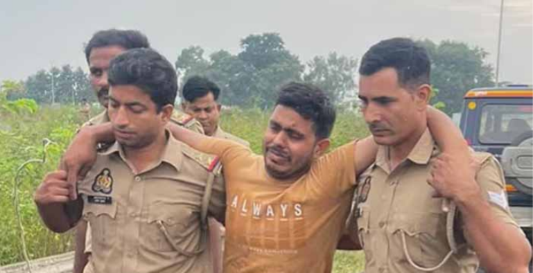 बरेली मुठभेड़: पैर में गोली लगी और गिरा बदमाश, पुलिस ने किया गिरफ्तार
