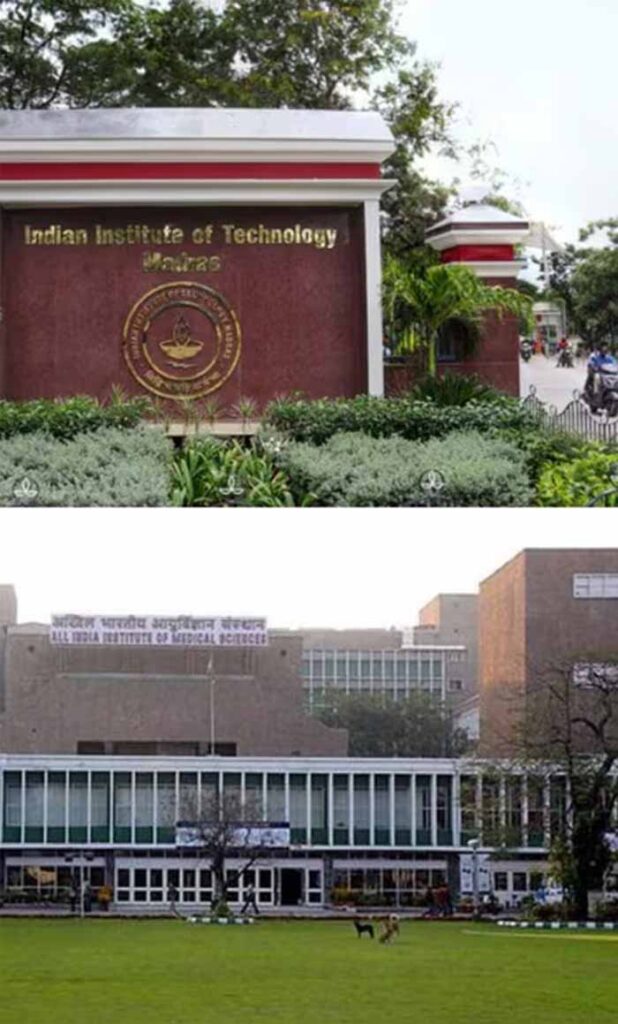 IIT मद्रास बना देश का बेस्ट इंस्टीट्यूट, मेडिकल में AIIMS और कॉलेजों में हिंदू नंबर वन