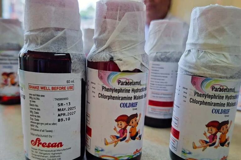 कोल्ड्रिफ सीरप केस: कंपनी मालिक जी. रंगनाथन को लेकर आज चेन्नई पहुंच सकती है SIT