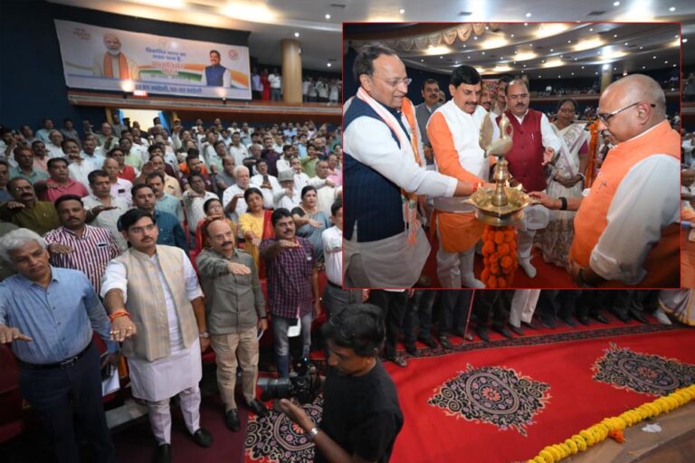 डबल इंजन सरकारों से साकार होगा आत्मनिर्भर मध्यप्रदेश का संकल्प – अरुण सिंह