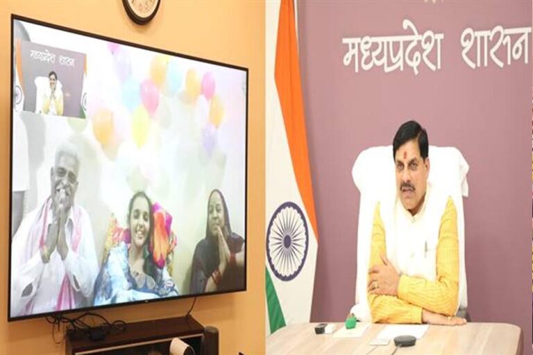 मुख्यमंत्री डॉ. यादव ने कुमारी संस्कृति से वीसी से की बात, इलाज के बाद स्वस्थ होकर इंदौर लौटी