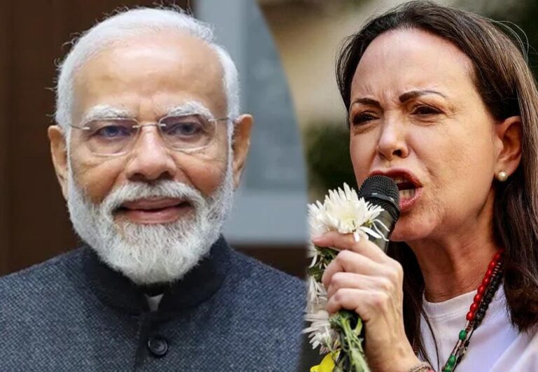 नोबेल विजेता मारिया मचाडो ने की भारत की प्रशंसा, PM मोदी से वेनेजुएला में लोकतंत्र बहाली की अपील