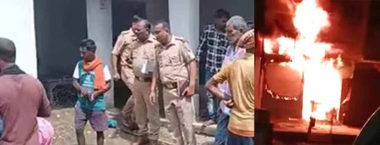 यूपी में हृदय विदारक घटना: 2 नाबालिग बच्चों की हत्या, परिवार ने खुद को लगाई आग, 6 की दर्दनाक मौत