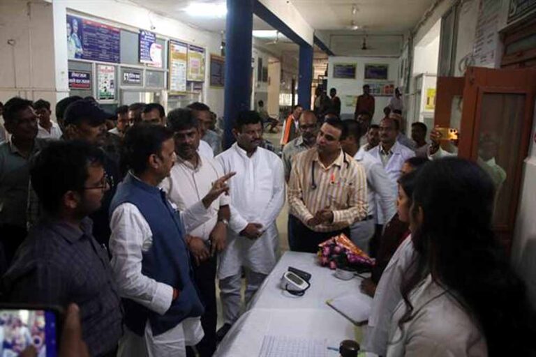 उप मुख्यमंत्री ने किया मझगवां सामुदायिक स्वास्थ्य केन्द्र का औचक निरीक्षण