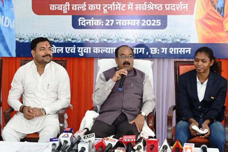 रायपुर : छत्तीसगढ़ का गौरव है संजू, अपने खेल से राज्य को दिलाई अंतरराष्ट्रीय प्रतिष्ठा – अरुण साव