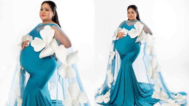 कॉमेडी क्वीन भारती सिंह का ग्लैमरस मेटरनिटी शूट वायरल, ब्लू गाउन में छाईं फैंस के दिलों पर