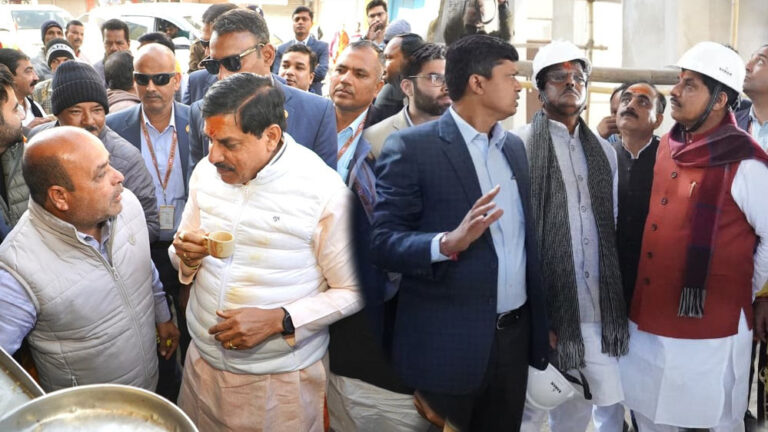 मुख्यमंत्री डॉ. यादव ने किया गीता भवन का निरीक्षण, उज्जैनवासियों के साथ बिताई सुबह की चाय