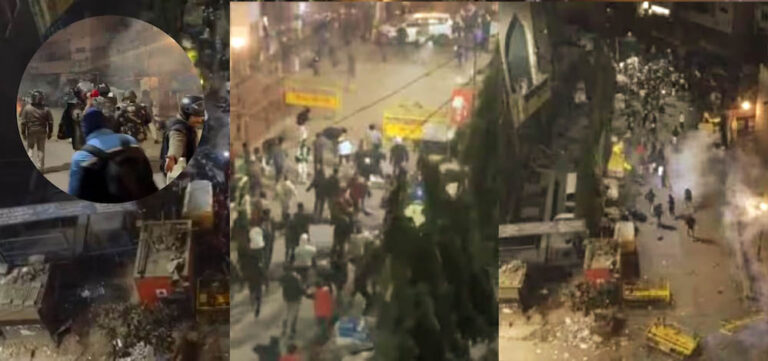 दिल्ली के तुर्कमान गेट में बवाल, मस्जिद के पास पत्थरबाज़ी के बाद 10 लोग हिरासत में