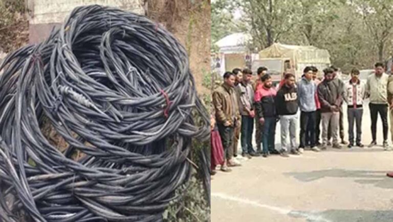 कोरबा में 2 लाख का केबल चोरी, कबाड़ी समेत 6 गिरफ्तार
