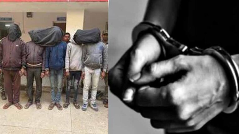 हेडमास्टर को बंधक बनाने वाले पांच युवक गिरफ्तार, पूजन में देरी पर हुआ था विवाद