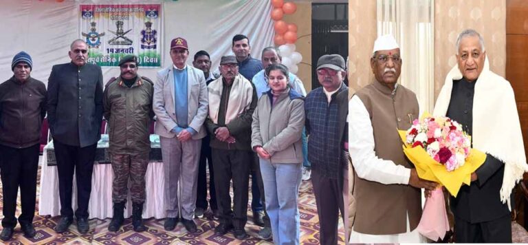 राजस्थान के राज्यपाल बागडे से मिले मिजोरम के गवर्नर, भूतपूर्व सैनिक दिवस मनाया