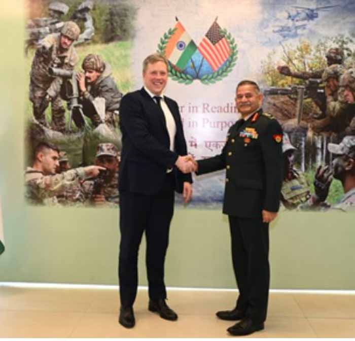 अमेरिकी सेना सचिव–भारतीय सेनाध्यक्ष की अहम मुलाकात, सैन्य सहयोग को नई धार देने पर जोर