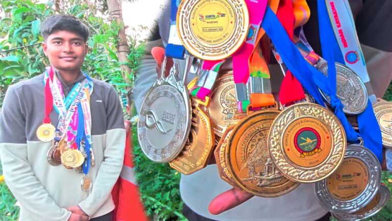 छतरपुर की 18 वर्षीय बेटी का जलवा, कैनोइंग में जीते 20 मेडल—स्टेट से इंटरनेशनल तक लहराया परचम