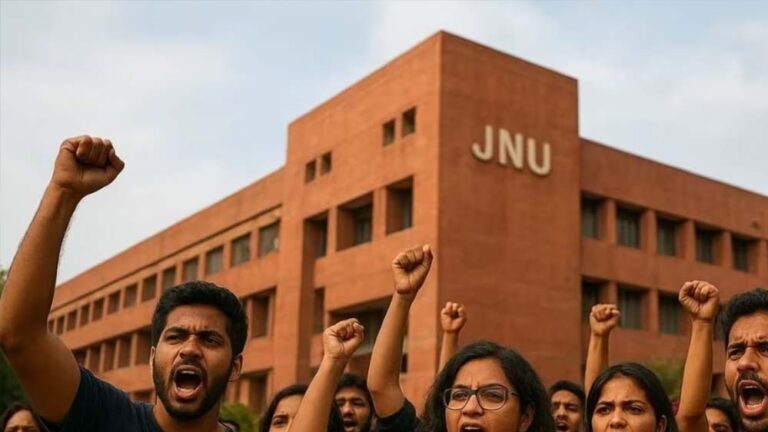 JNU में फिर क्यों तनाव, 500 छात्र मार्च पर अड़े और रातभर जारी रहा हंगामा