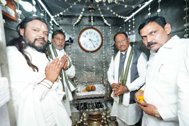 बाबा गुरू घासीदास जी के बताए मार्ग पर काम कर रही हमारी सरकार – मुख्यमंत्री साय