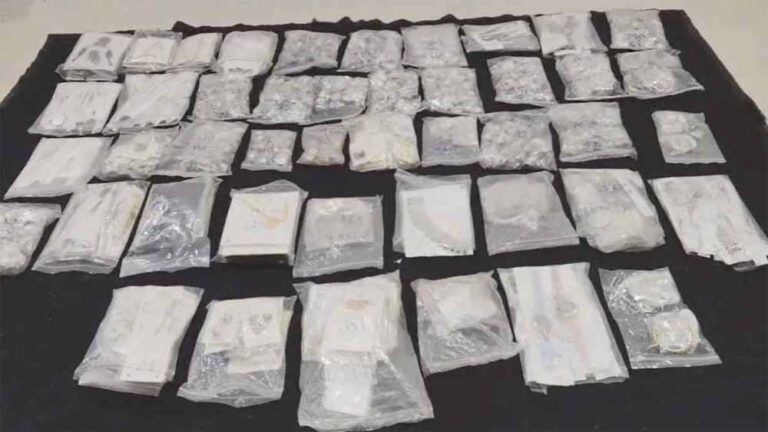 21 किलो चांदी के आभूषण कार से जब्त, कागजात न दिखाने पर पुलिस की कार्रवाई