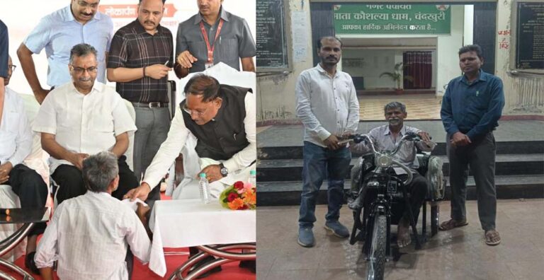 संवेदनशील नेतृत्व की मिसाल: मुख्यमंत्री साय ने दिव्यांग चंदूलाल की सुनी पुकार, मिनटों में मिला समाधान