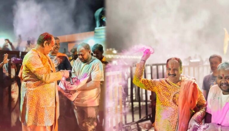 कुबेरेश्वर धाम में पं. प्रदीप मिश्रा ने किया होलिका दहन, शहरभर में सौ से अधिक होलिकाओं का जलना