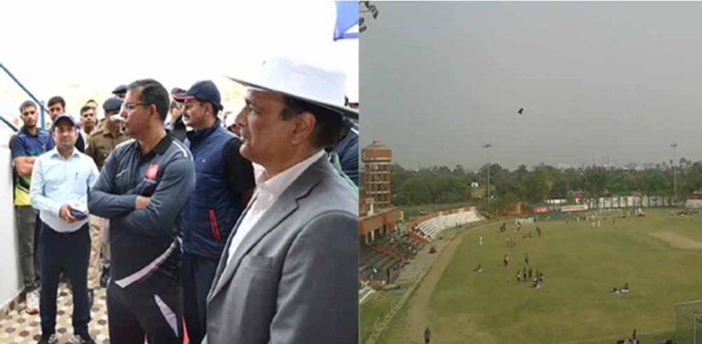 32 करोड़ से होगा जगजीवन स्टेडियम का जीर्णोद्धार, पटना में रेलवे जीएम ने लिया जायजा